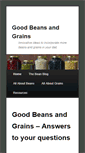 Mobile Screenshot of goodbeansandgrains.com
